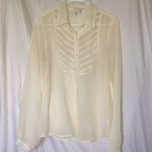 Rubbed button shirt